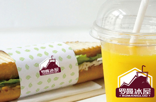 羅曼冰屋 | 茶飲標(biāo)志策劃設(shè)計(jì)